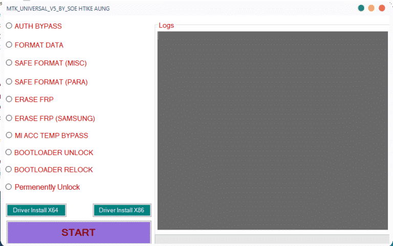 MTK UNIVERSAL TOOL V5