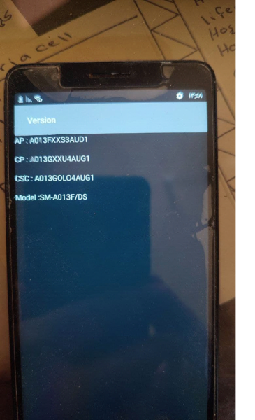 A013G IMEI REPIAR SUCCESS IMAGE