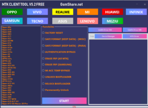 MTK Client Tool V5.2 Free GSM Tool