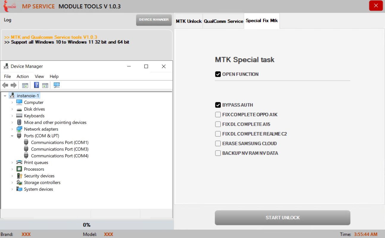 MP SERVICE MOODULE TOOL V1 Qualcomm MTK Repair Tool FREE