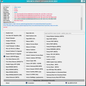 MTK Auth Bypass Tool V37 | MTK META MODE UTILITY V37 | 4 New Features Added Free Download Updated 2022 