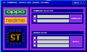 ST-Firmware Update Tool Free Download OPPO Realme Repair Firmware Downloader Tool V1.2