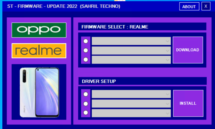 ST - Firmware Update Tool 2022 Free Download OPPO Realme Repair Firmware Downloader Tool V1.2