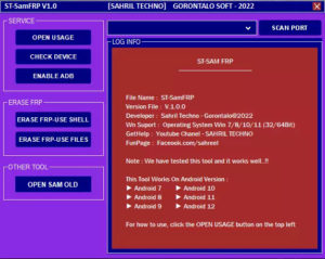 Download ST SamFRP Tool V1.0 Samsung SAHRIL Special FRP Unlimited