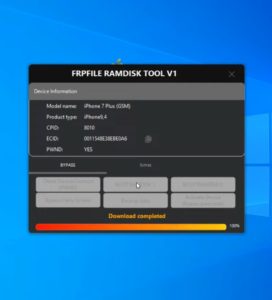 RAMDISK Tool Bypass Passcode, Disable, Hello Screen iOS 15 FRPFILE RAMDISK WINDOWS TOOL