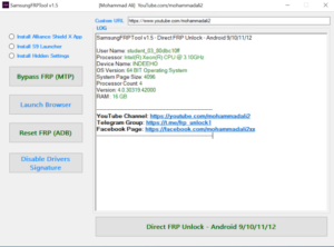 ACT SAM FRP Tool V1 Direct FREE Samsung FRP Unlock Bypass Tool