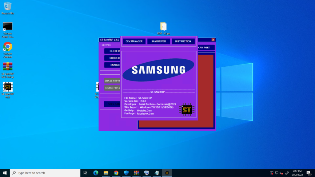 UPDATED ST SamFRP Tool V2.0 Samsung GORONTALO 2022 Free Software Download -  IAASTEAM