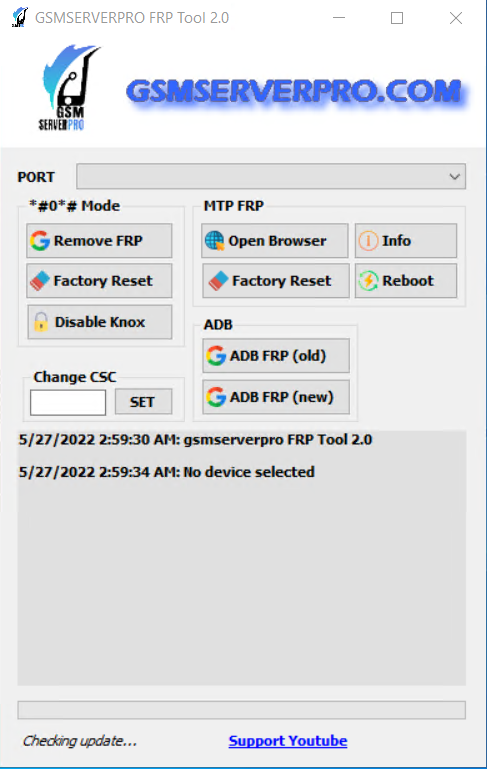 Sam-FRP Tool - New Account with 30 Server Credits - GsmServer
