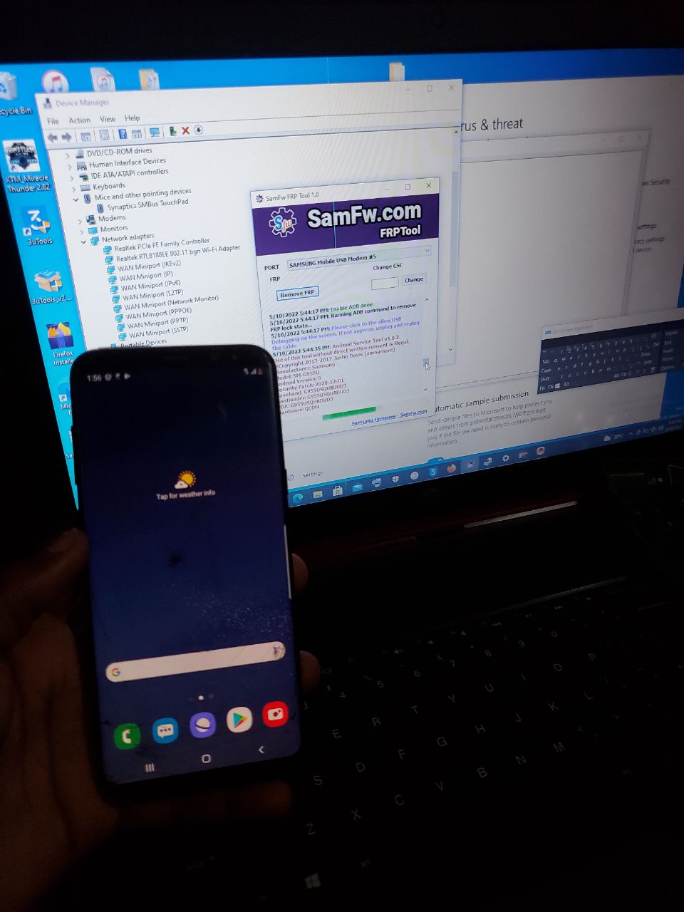 SamFw FRP Tool 1.0 Best One Click Samsung ADB Enable Frp Remove Tool 2022 Download SamFw FRP Tool V1.0 The First Never Follow Power Overloaded FRP Tool For All Samsung Locked devices