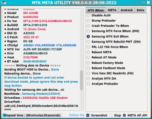 MTK META Utility V48 All Samsung MTK Tested Force/Exit BootROM No Testpoint MTK META Utility V48 Tested Samsung Repair Pit Files and MTK Preloader Added 