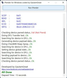 Download iPwnder For Windows Coded By Gautam Great - Free iOS exploit Tool 4PC