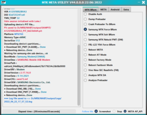 MTK META Utility V44 MTK META Utility V44 MTK Force BootRom NO Testpoint  UFS and EMMC Devices Supported Download MTK META Utility V44 