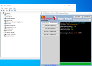 Download UMI TEAM OPPO QUALCOMM TOOL V1.0 Free Newer Models Added #1 Update OPPO QUALCOMM TOOL V1.0 CPH + RMX MODELS DIRECT INSTANT FORMAT TOOL IAASTEAM.COM