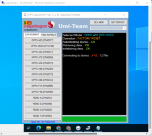 Download UMI TEAM OPPO QUALCOMM TOOL V1.0 Free Newer Models Added #1 Update OPPO QUALCOMM TOOL V1.0 CPH + RMX MODELS DIRECT INSTANT FORMAT TOOL IAASTEAM.COM