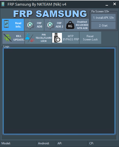 FRP Samsung Tool V4 Samsung FRP Tool V4  Samsung FRP Tool V4 Is Optimized to Remove, Clear, Bypass Mobile FRP Lock and Many More Functions