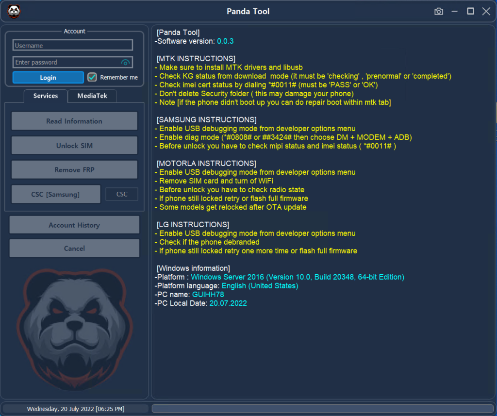 Download Panda Tools V0.4 Software Best For Fast Unlock Solutions #1 Panda Tools  [Panda Tool]