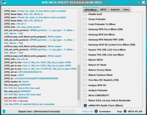 Redmi Permanent Bootloader Unlock Function Updated to MTK Meta Utility V52 No Relock Free Tool