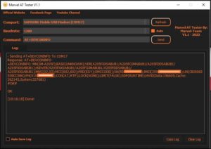 Marvel AT Tester V1.1 New Free Tool For Sending AT Commands - Comport