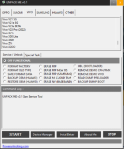 GSM Service UnPackME Tool V0.1 For ALL MTK Devices Download UnpackMe 0.1 FREE For ALL Mediatek devices Xiaomi Oppo Vivo Infinix Tecno