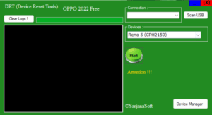 DRT Device Reset Tools Oppo 2022 Free Remove Pattern & FRP Tool Download