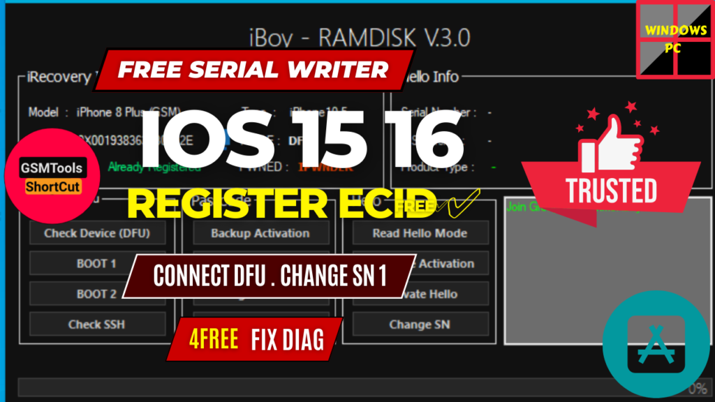 iBoy Ramdisk TOOL 2022 - iOS 15 Bypass Unlimited Free Tool V3.0 Free iBoy ios 15 Ramdisk Tool Sign up for ECID Free No Payments 2022