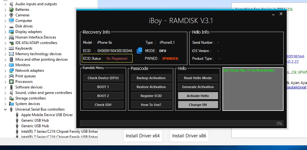 Ramdisk Tool Free Download On Iaasteam.com iBoy Ramdisk TOOL 2022 - iOS 15 Bypass Unlimited Free Tool V3.0 Free iBoy ios 15 Ramdisk Tool Sign up for ECID Free No Payments 2022