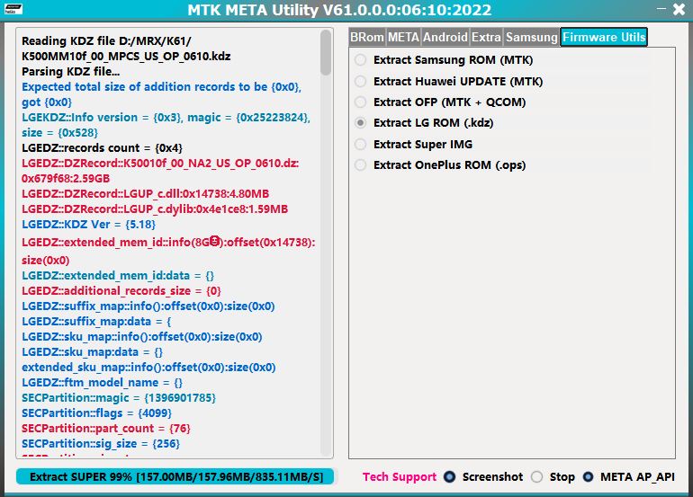 MTK META Utility V61 Primary Boot Region Brick Fix Tool Free Download MTK META Utility V61