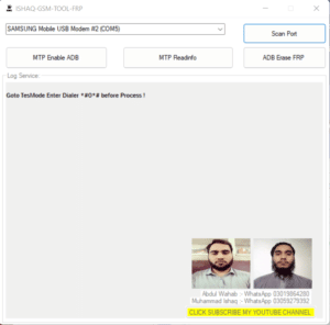 ISHAQ FRP UNLOCK GSM TOOL 2022 - Free Download Ishaq-GSM Tool MTP Test Mode FRP Remove Samsung