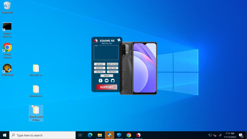 [ FREE ] Download Xiaomi Redmi 9T One Click Tool (Auth Bypass) IAASTeam Update