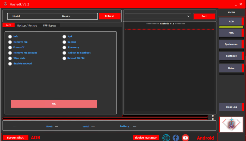 MTK Qualcomm Fastboot Haafedk Tool V3.2 Free Update Download