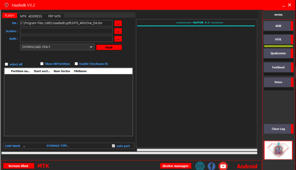 MTK Qualcomm Fastboot Haafedk Tool V3.2 Free Update Download