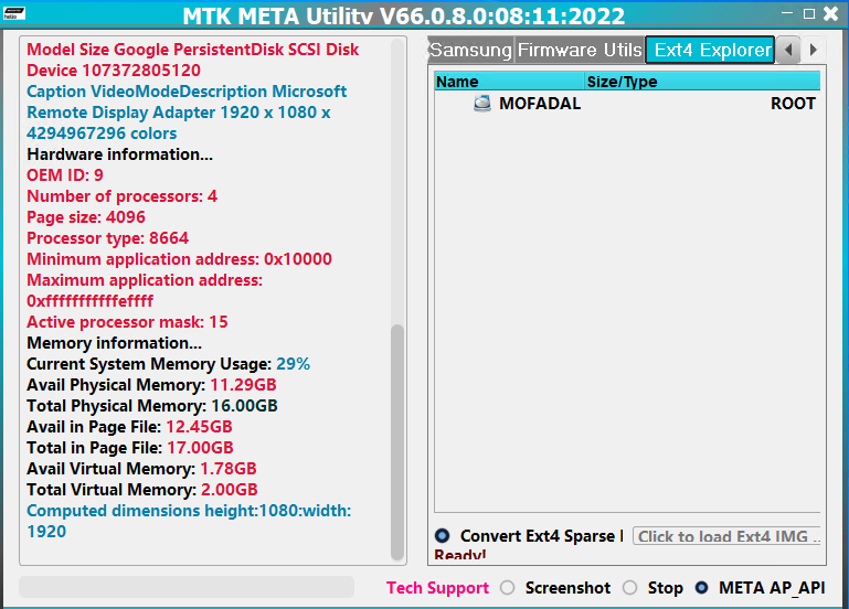 [ FREE ] MTK META Utility V66 Sparse Super Optimized Software Update Download MTK META Utility V66 Latest Update From MetaDevMofadal El-Tayeb