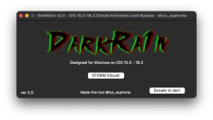 Download FREE DarkRa1n V2.0 iCloud Bypass Tool iOS 15.0 - 16.2 Checkm8 devices IAASTeam.com