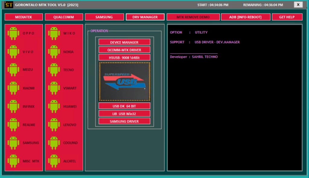 Gorontalo MTK Tool 2023 V5.0