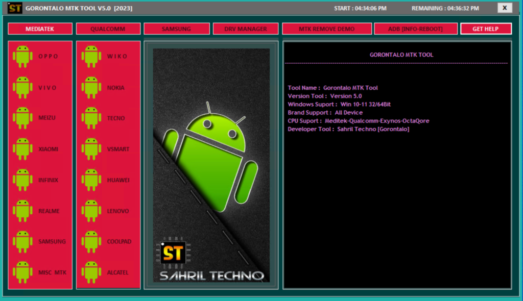 Gorontalo MTK Tool 2023 V5.0