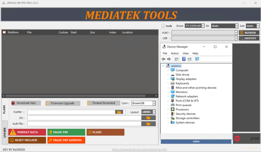 [Standard Edition ] UNPACK ME MTK PRO V2.0 MEDIATEK Tool 2023