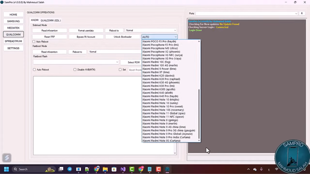 SamPRO V1.0 2023 Samsung Qualcomm Mediatek Spreadtrum 