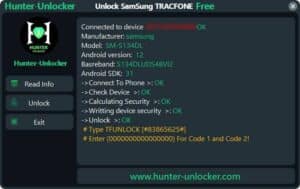 Hunter Unlocker Unlock SamSung TracFone FREE Fast 1 Click Update 2023