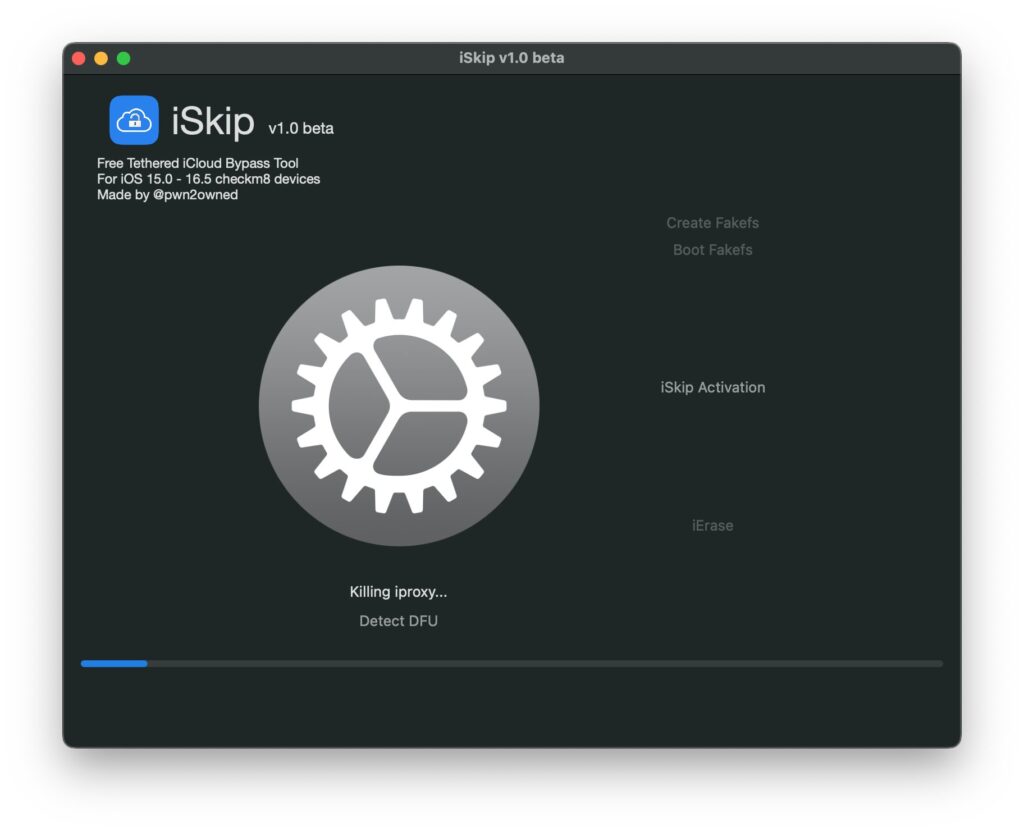 [ Windows+MacOS ] Download FREE iSkip The Checkm8 Tethered iCloud bypass tool for iOS 15.0 - 16.5 [ℹ️V1.0]