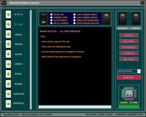 MediaTek Simple Unlock Tool Version 2.0