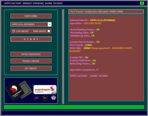  [ New Update ] OPPO Factory Rebuilt Tool Version 00 : Free GSM Tool for Android By SahrilTechno