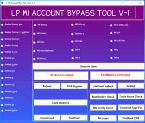 LP Mi Account bypass Tool V1 2023  LP Mi Account Bypass Tool 2023 V1 : Offline Utility for Xiaomi Devices  LP Mi Account Bypass Tool V1 (2023): Offline Utility for Xiaomi Devices