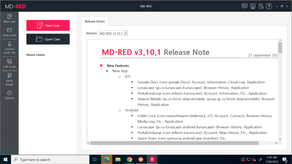 MD-RED V3.10.1.2014 Mobile Device Analysis Software for Examiners Investigators and Auditors MD-RED: Mobile Forensic Software for Data Analysis