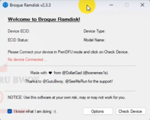 [ FREE Bypass Tool ] Broque Ramdisk Tool | V2.3.3 | 2023 - iCloud Unlock MDM Bypass - Registered FREE