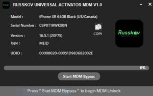 Download FREE RussKovRa1n - RussKov Universal Activator MDM Unlock & Windows Jailbreak Tool