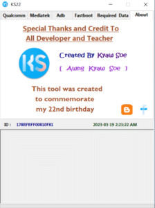 Download FREE KS22 Tool - Your Ultimate Unlocker for Qualcomm MEDIATEK FRP Lock Devices A 22nd Birthday Software Gift