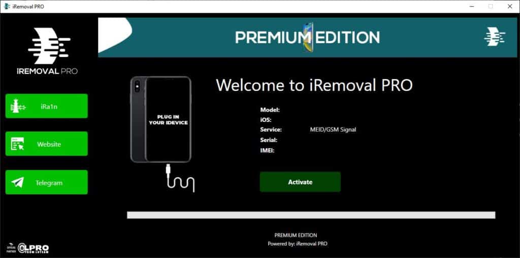 iRemoval PRO Premium Edition: Exclusive Global Services for iPhone XS to 14 Pro Max Bypass with Signal 2024  Introduction Welcome to the launch of the iRemoval PRO Premium Edition. We’re thrilled to introduce our exclusive global services for bypassing iPhone XS to 14 Pro Max with signal, compatible with iOS versions 15.0 to 16.6.1. How It Works This edition operates uniquely. Users are required to: 1 Check their devices using the provided tool. 2 Register their serial numbers through an authorized reseller. 3 Wait for a processing time of 2 to 5 days to enable bypass functionality. 4 Once these steps are completed, users can effortlessly bypass their devices with a single click through the software. Availability and Registration Please note that this is a limited edition software available for download exclusively from our official website. To register your serial numbers, we encourage you to utilize our trusted resellers. Become a Distributor or Reseller For those interested in becoming distributors or resellers, our list is currently open. Please contact our official partner LPro to inquire about inclusion: @iBoCloud or @Minou_icloud Download Link To download the iRemoval PRO Premium Edition, please visit iRemovalPRO.com. Download iRemoval PRO Premium Edition 2024.18.01