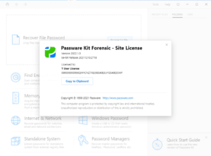 Passware Kit 2022 v1: Now Available (x64) Activated Passware Kit Forensic - 2022 X64 