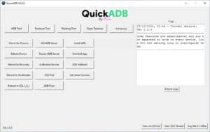 fl0w QuickADB - Execute ADB & Fastboot Commands ℹ️2.0 2024 QuickADB V-2.0.0 QuickADB is a simple graphical interface to execute most of ADB and Fastboot commands.​