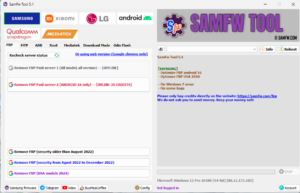 Download FREE SamFw Tool 5.1 2025 - SamFw tool Remove FRP 2026 USA models Download FREE SamFw Tool 5.1 2025 - Qualcomm Samsung Xiaomi LG Android Update #KG #FRP #1
